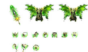 zb001-男女剑甲-绿野仙踪剑甲首饰齐全，带包裹地面、内观、外观-幻影资源